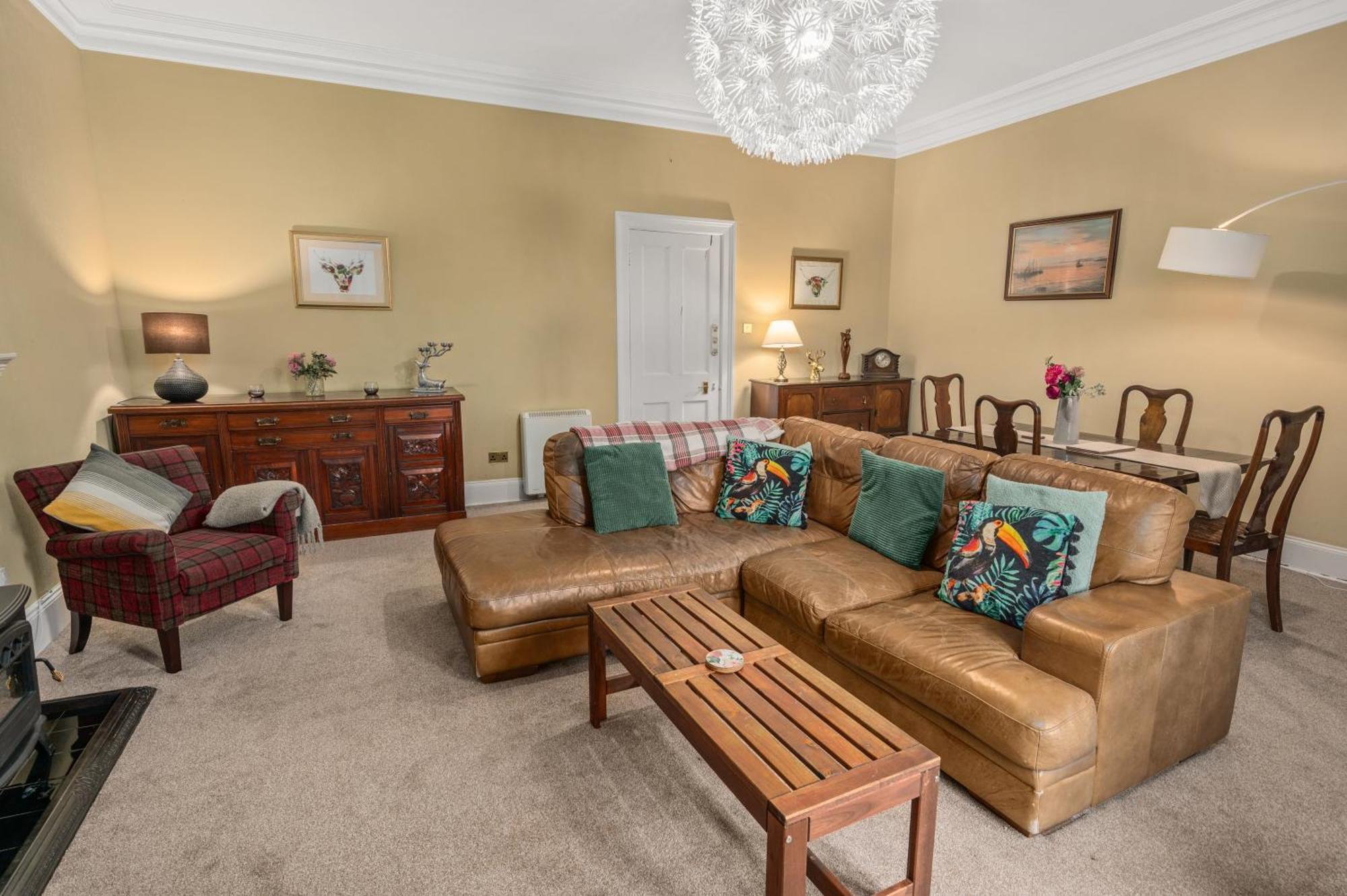 Panoramic Sea Views - Stunning 3Bd Apt & Balcony Oban Buitenkant foto